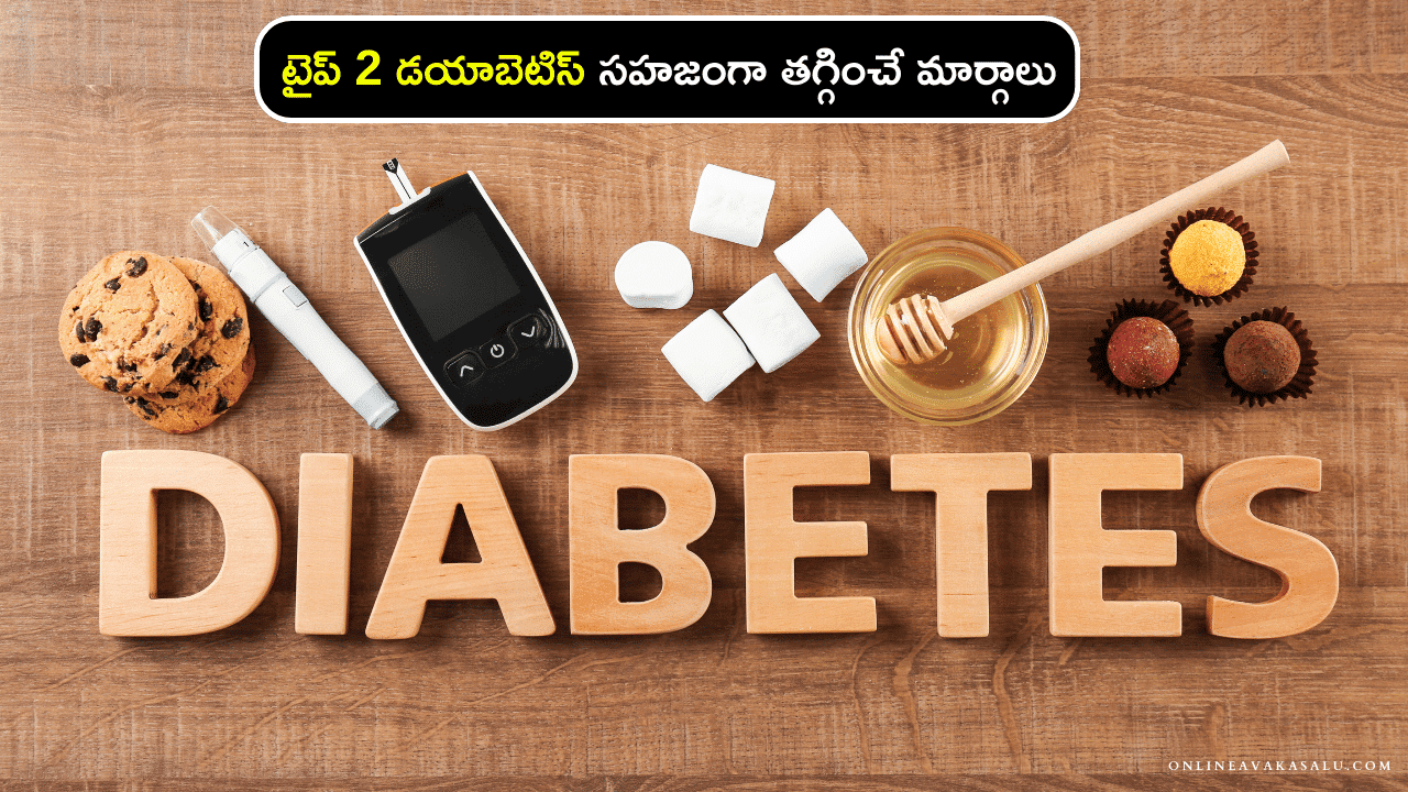 How to Control Diabetes in Telugu - టైప్ 2 డయాబెటిస్ సహజంగా తగ్గించే మార్గాలు