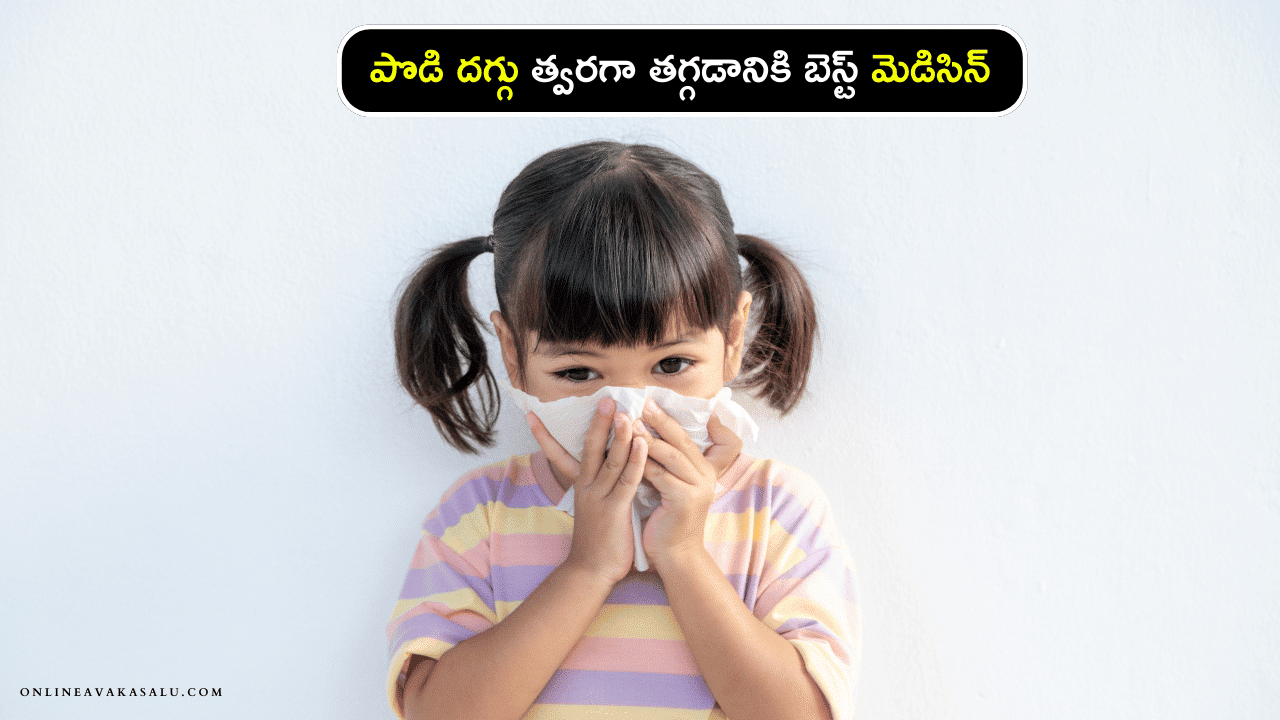 Cough పొడి దగ్గు త్వరగా తగ్గడానికి బెస్ట్ మెడిసిన్