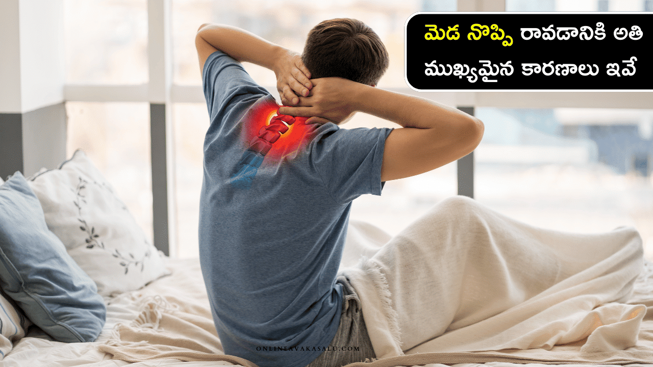 Neck Pain in Telugu మెడ నొప్పి రావడానికి అతి ముఖ్యమైన కారణాలు ఇవే