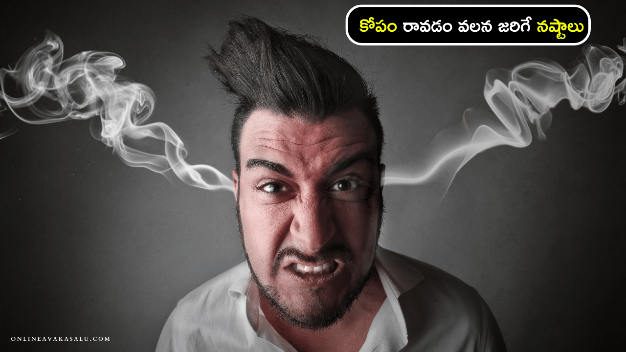 కోపం రావడం వలన జరిగే నష్టాలు | Disadvantages of Anger in Telugu