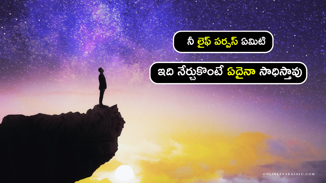 నీ లైఫ్ పర్పస్ ఏమిటి | What is the Purpose Of Life in Telugu